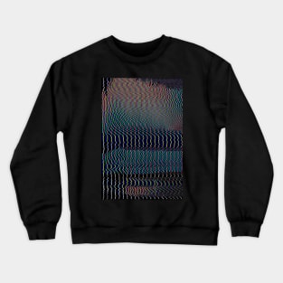 Lightning Glitch #2 - Contemporary Exclusive Modern Design Crewneck Sweatshirt